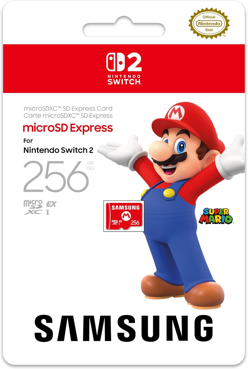 Foto 2 pulgar | Memoria MicroSD Express Samsung 256 GB Compatible con Nintendo Switch 2