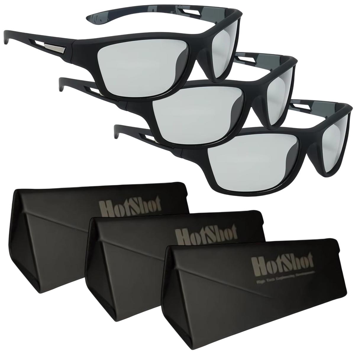 Foto 2 pulgar | Lentes Protección Uv Mxsvb-003ventdepot 3 Piezas Negro