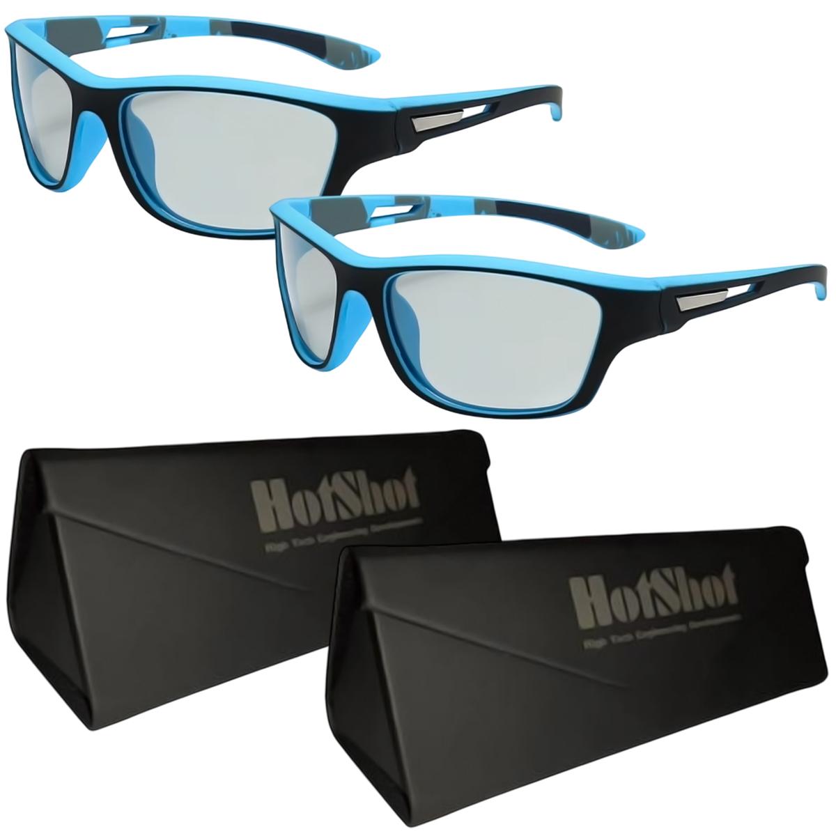 Foto 2 pulgar | Gafas Deportivas Mxvib-002ventdepot 2 Piezas Azul