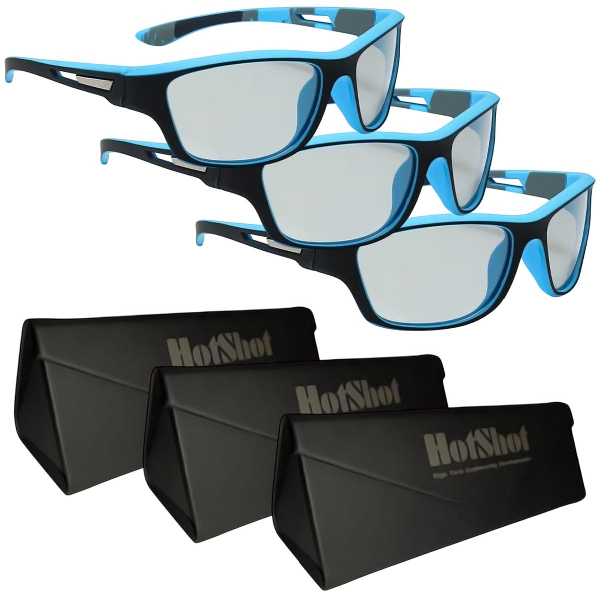 Foto 1 | Gafas De Sol Mxvib-003ventdepot 3 Piezas Azul