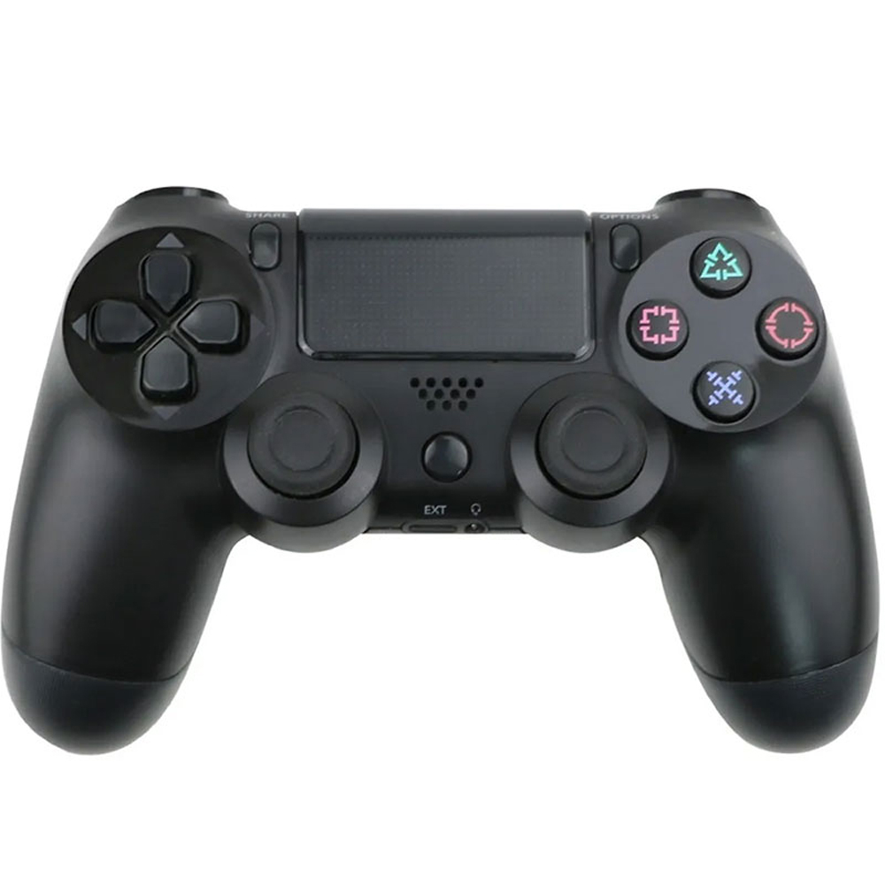 Control Joystick Fralugio  Inálambrico Bluetooth para Playstation Ps4 color Negro