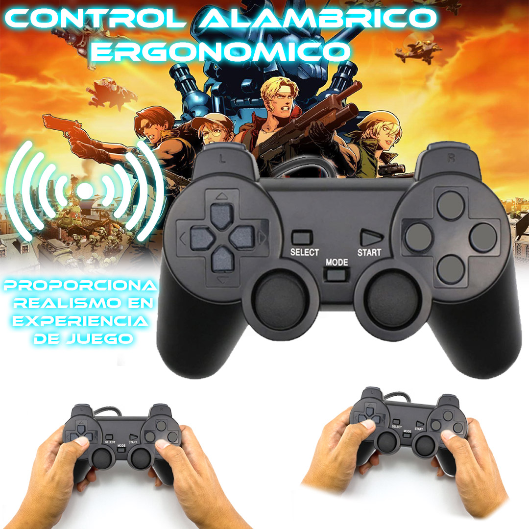 Foto 4 | Control Alámbrico Store Cline para Ps2 color Negro