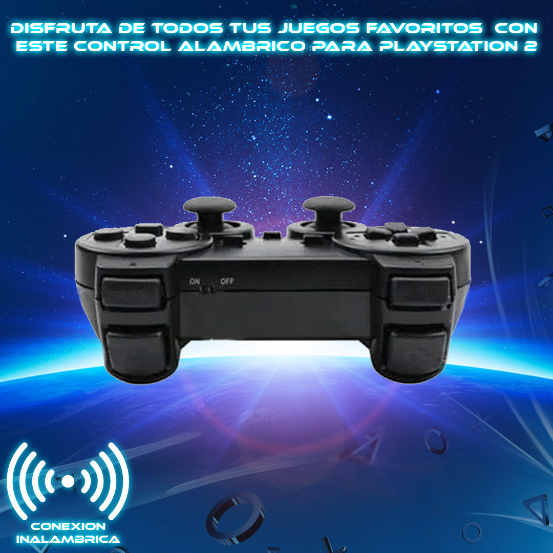 Foto 3 pulgar | Control Inalámbrico para Ps2 Store Cline Negro