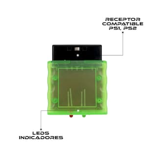 Foto 4 | Control Inalámbrico Virtual Zone para PS2 PS1 con Vibración y Precisión Analógica