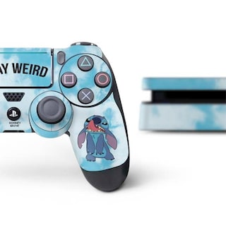 Foto 2 | Calcomanía Para Videojuegos Skinit Ps4 Slim Disney Lilo And Stitch - Venta Internacional.
