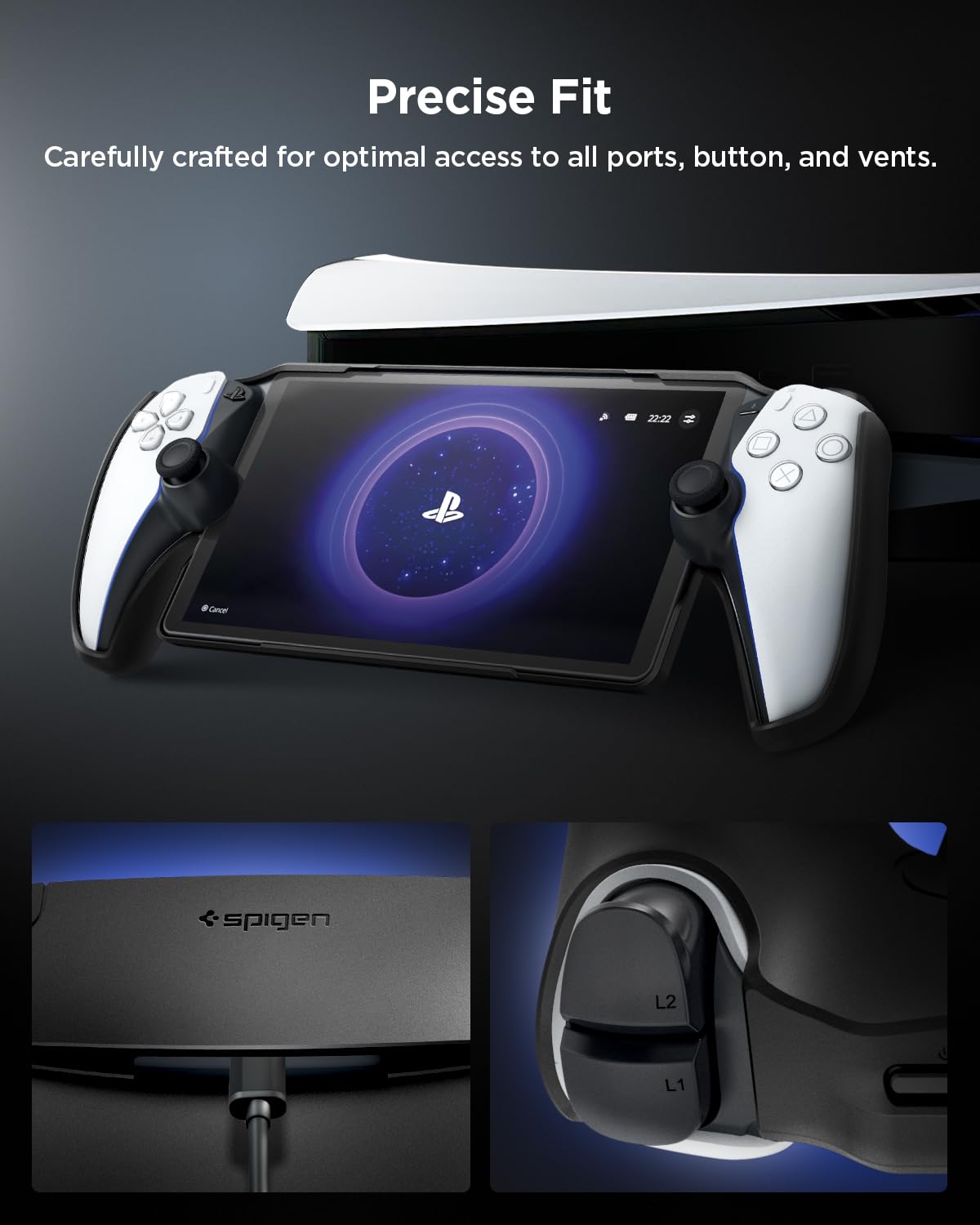 Foto 8 pulgar | Funda Spigen Thin Fit Para Reproductor Remoto Playstation Portal - Venta Internacional.