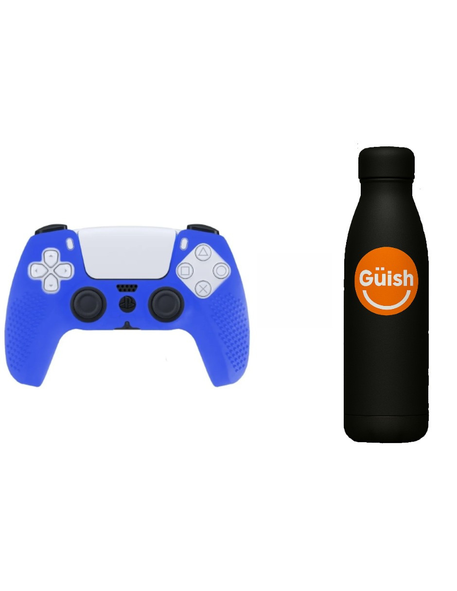 Foto 1 | Protector Silicon Control Ps5 Azul + Gratis Termo Güish De Regalo