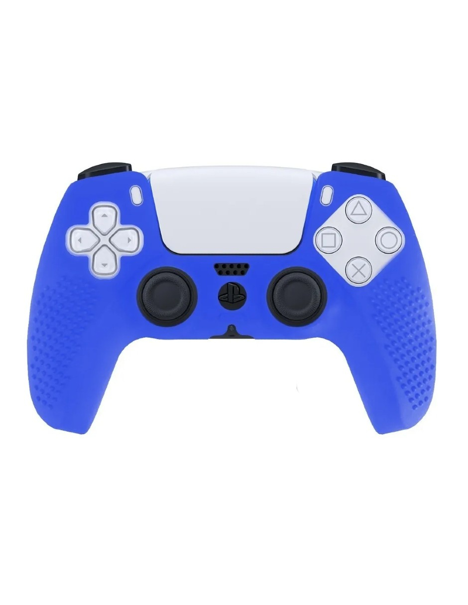 Foto 3 pulgar | Protector Silicon Control Ps5 Azul + Gratis Termo Güish De Regalo