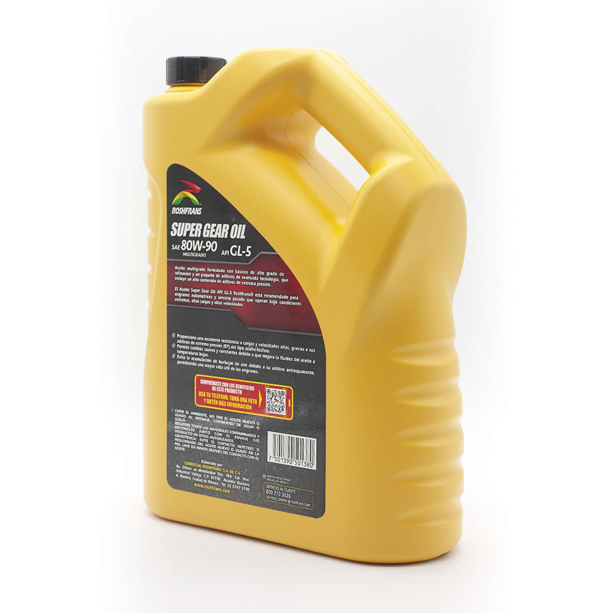 Foto 5 | Aceite Transmisión Estándar Multigrado Roshfrans Super Gear Oil 80w-90 5 L