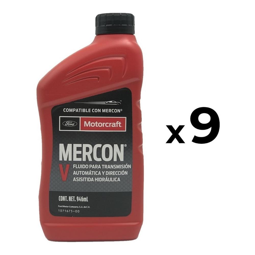 Foto 4 pulgar | Aceite de Transmisión Motorcraft Mercon V 9 Botellas de 946 ml C/U