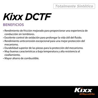 Foto 3 | Aceite Para Transmisión Automática Sintético Kixx Dctf, 4l
