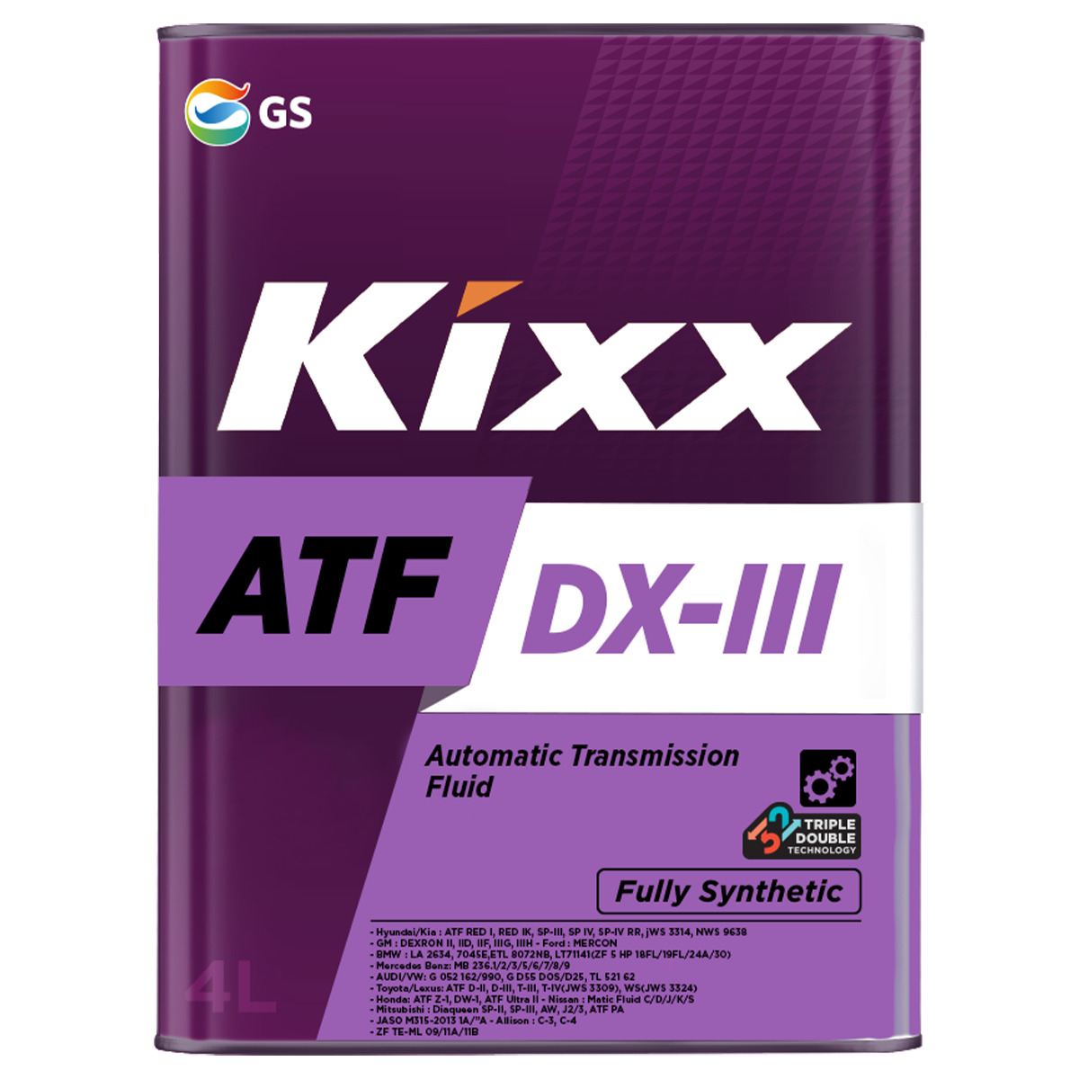 Foto 1 | Aceite Para Transmisión Automática Kixx Sintético Atf Dx-iii, 4l