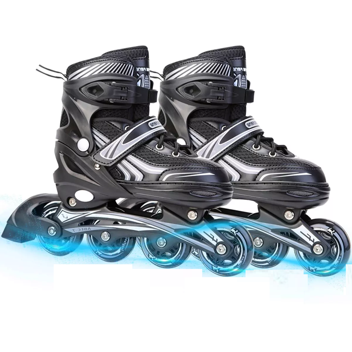 Patines Profesionales Eo Safe Imports Esi11110 Negros Ajustables