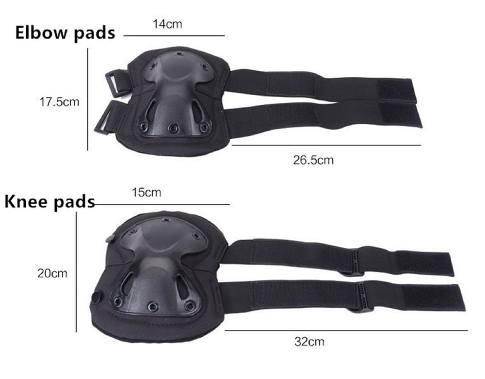 Foto 4 pulgar | Juego De Rodilleras Y Coderas Para Patines De Skate Itm141 - Venta Internacional.