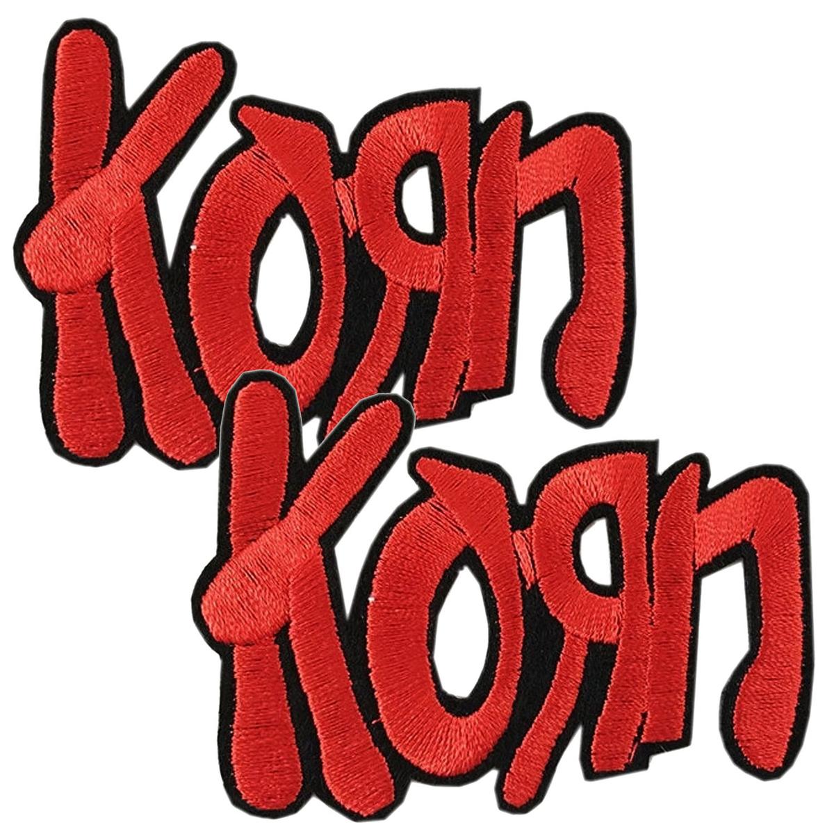 Parches De Korn  Patchpros  Mxrkn-002  Korn  Negro/rojo