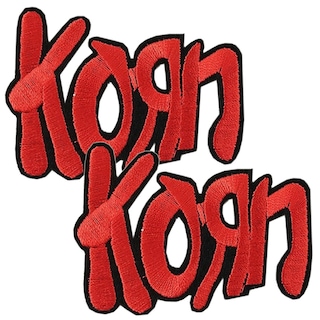 Foto 2 | Parches De Korn Patchpros Mxrkn-002 Korn Negro/rojo