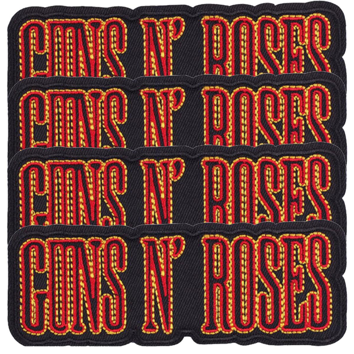 Parches Termoadhesivos Patchpros  Mxgue-004 4 Piezas Guns N Roses