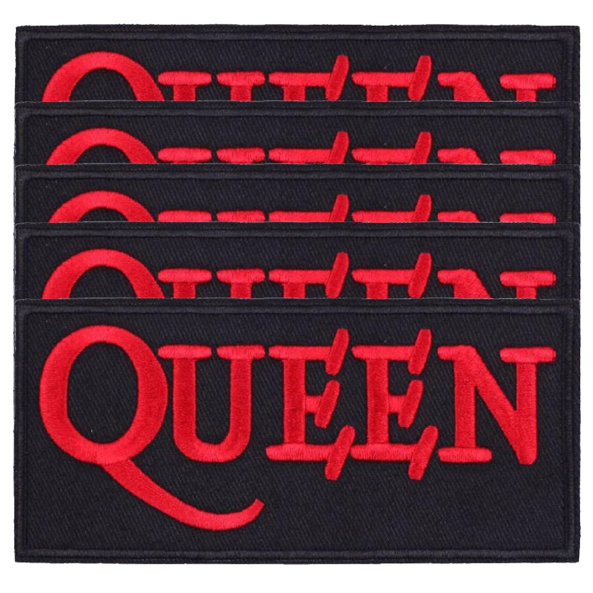 Parches de Queen para Ropa Patchpros Mxuee-005 5 pzas Multicolor