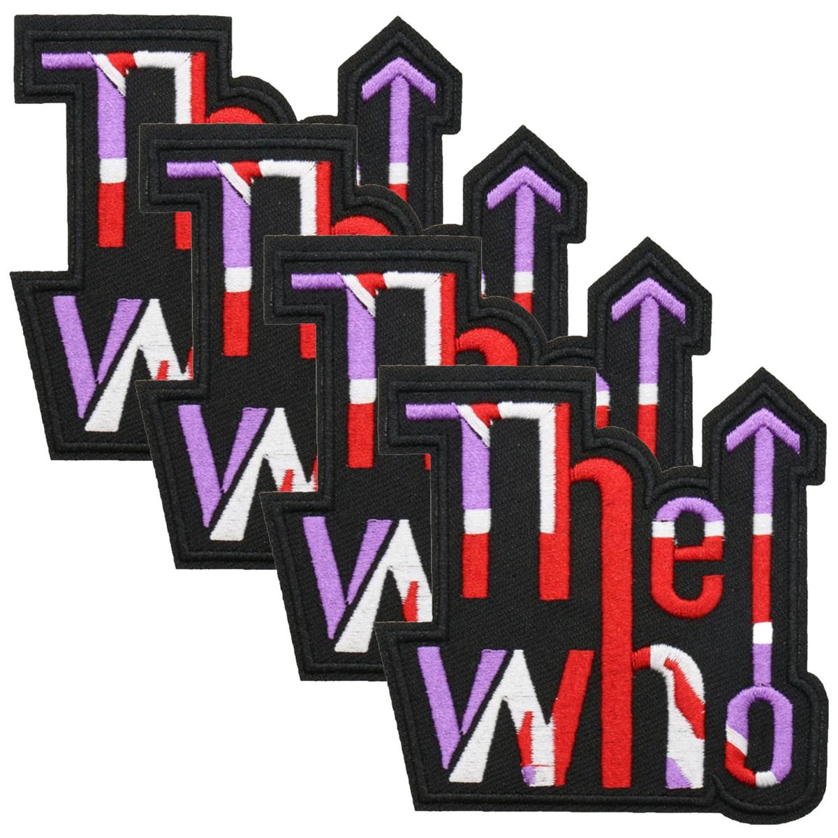 Parches para Ropa PatchPros Mxisu-004 The Who 4 Piezas