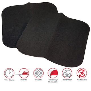 Foto 2 | Parches Termoadhesivos Singer 00065 para Reparación de Ropa 5 x 5 cm 2 Unidades color Negro - Venta Internacional
