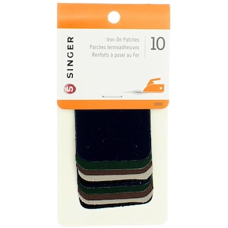 Foto 3 | Parches Termoadhesivos Singer para Reparar y Decorar Ropa 10 Unidades colores Oscuros - Venta Internacional