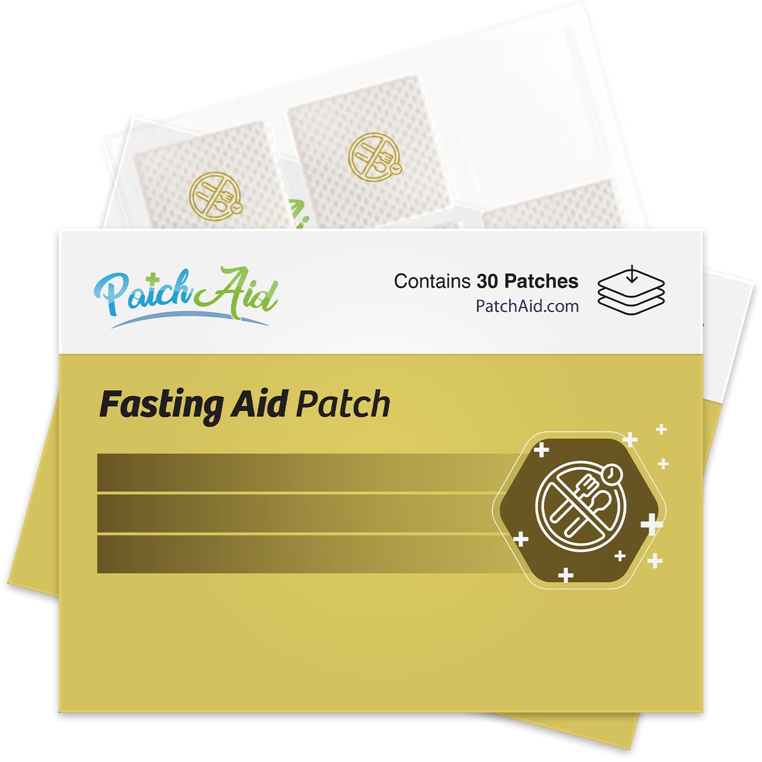 Foto 2 pulgar | Parche Tópico Fasting Aid Patchaid, Suministro Para 30 Días - Venta Internacional.