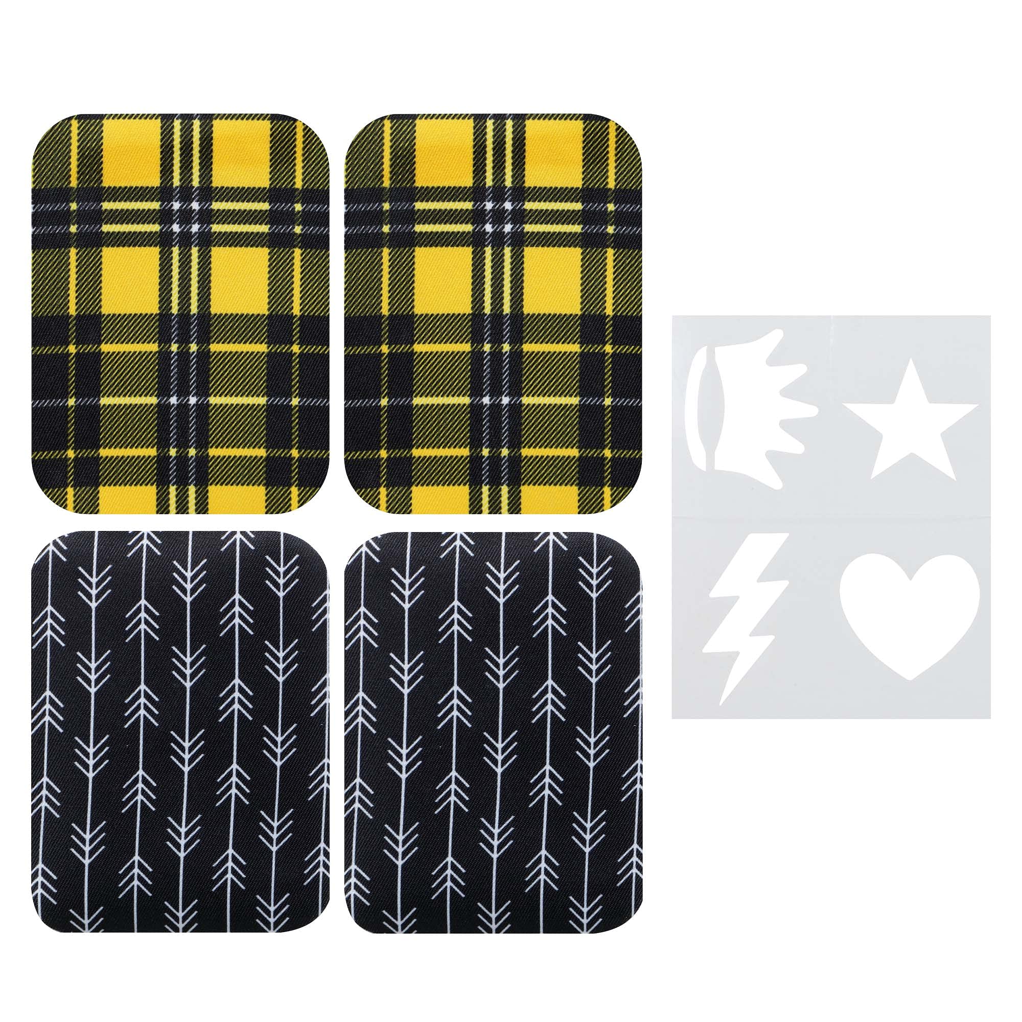 Foto 1 | Set De Parches Termoadhesivos Singer Con Estampado Decorativo De Tela Con Plantilla - Venta Internacional.