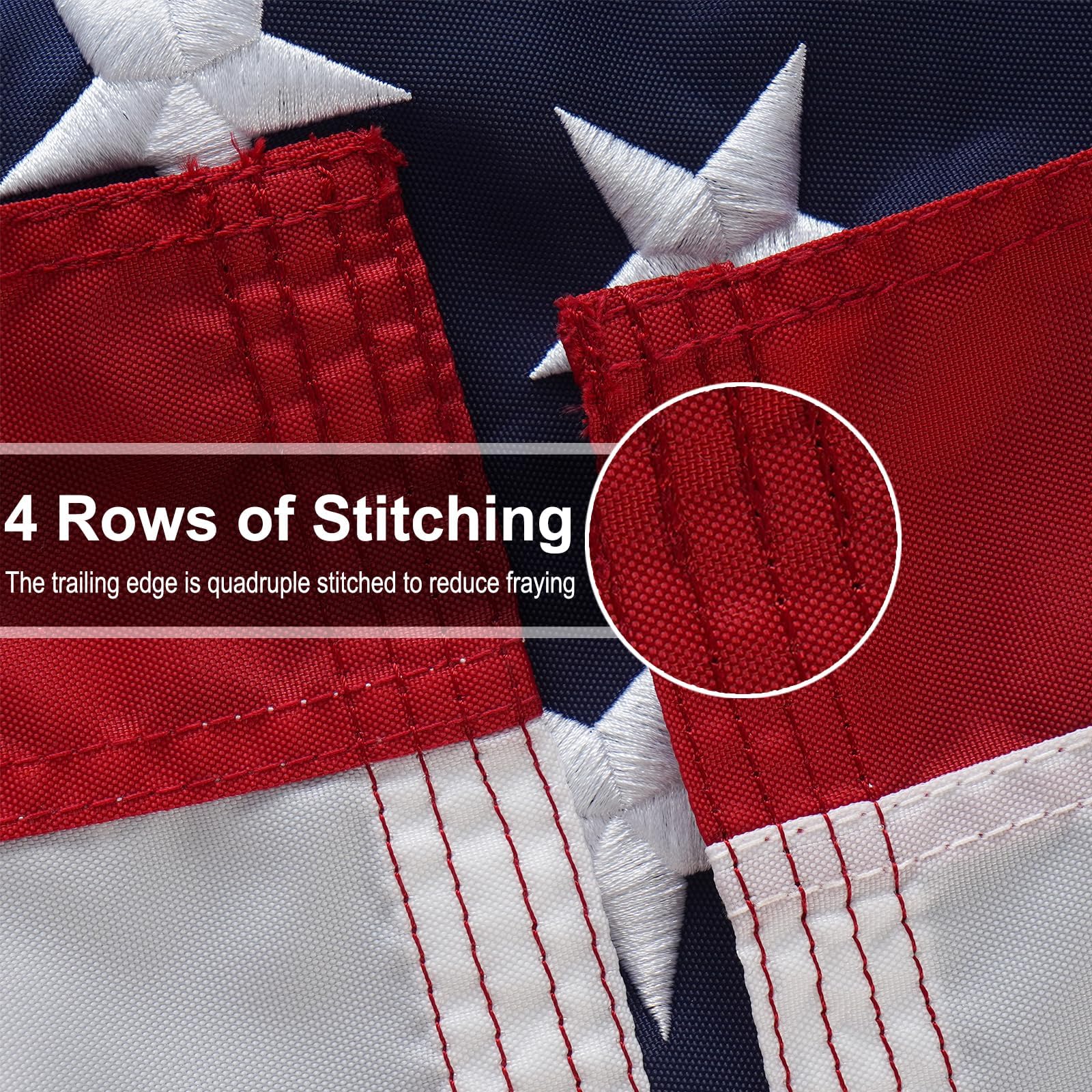 Foto 5 pulgar | American Flag Bradford, Poliéster 420d, Resistente, De 3 X 5 Pies - Venta Internacional.