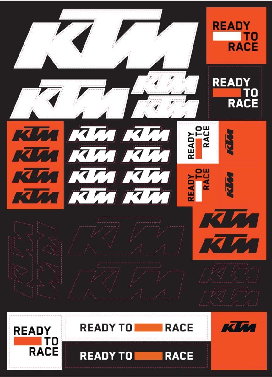 Foto 1 | Hoja De Pegatinas Ktm Team Corporate Genuine 3pw210065800 - Venta Internacional.