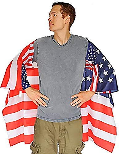 Foto 5 | Capa Para Adulto Con La Bandera Estadounidense De Costume Domestar - Venta Internacional.