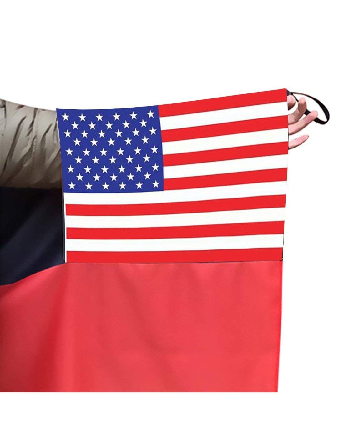Foto 7 | Capa Para Adulto Con La Bandera Estadounidense De Costume Domestar - Venta Internacional.