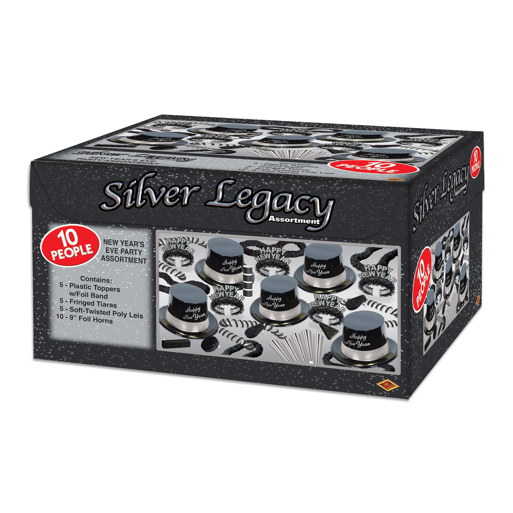 Foto 6 | Accesorios De Fiesta Beistle Silver Legacy, Surtido Para 10 - Venta Internacional.