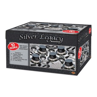 Foto 6 | Accesorios De Fiesta Beistle Silver Legacy, Surtido Para 10 - Venta Internacional.