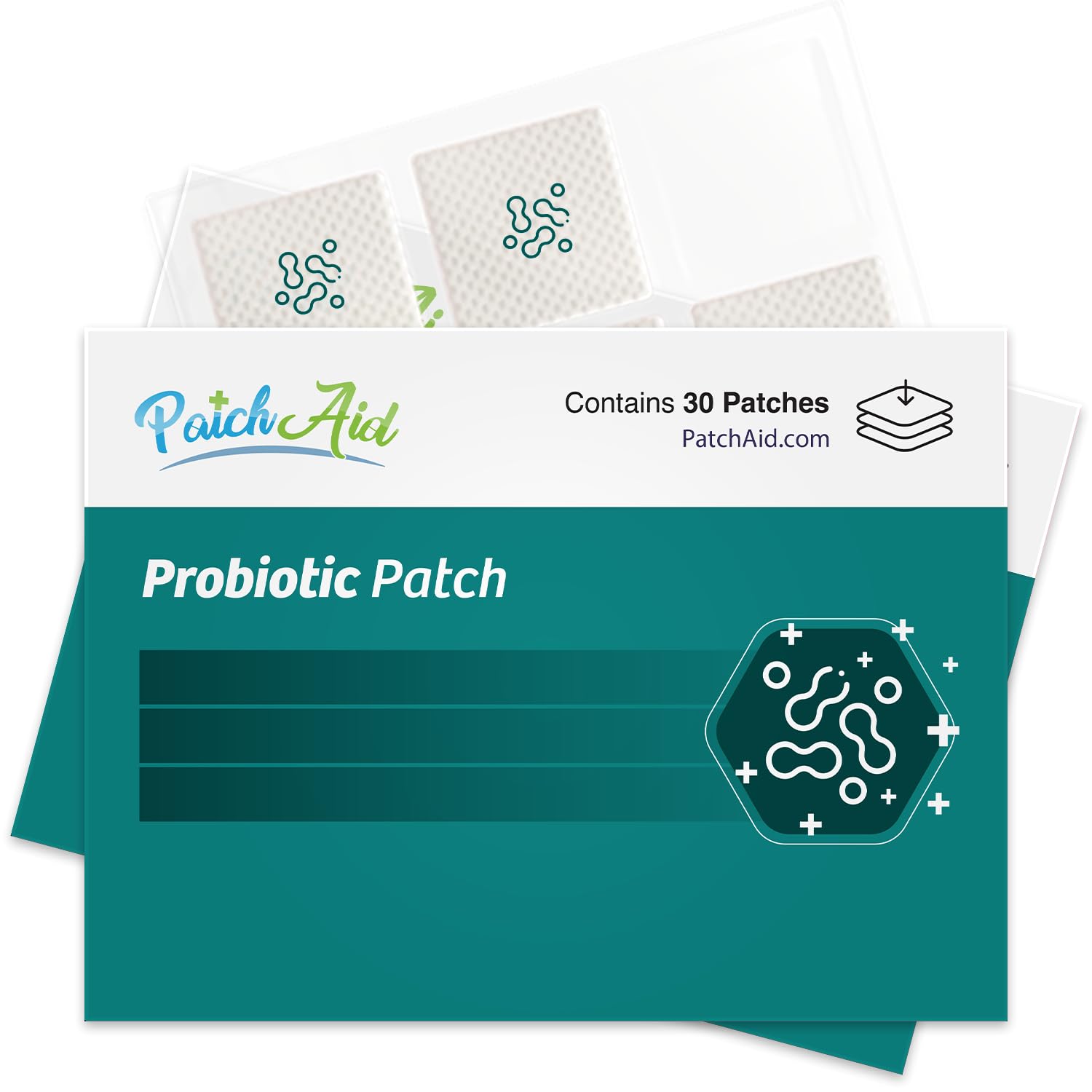 Parche Tópico Probiótico Patchaid, Suministro Para 30 Días - Venta Internacional.
