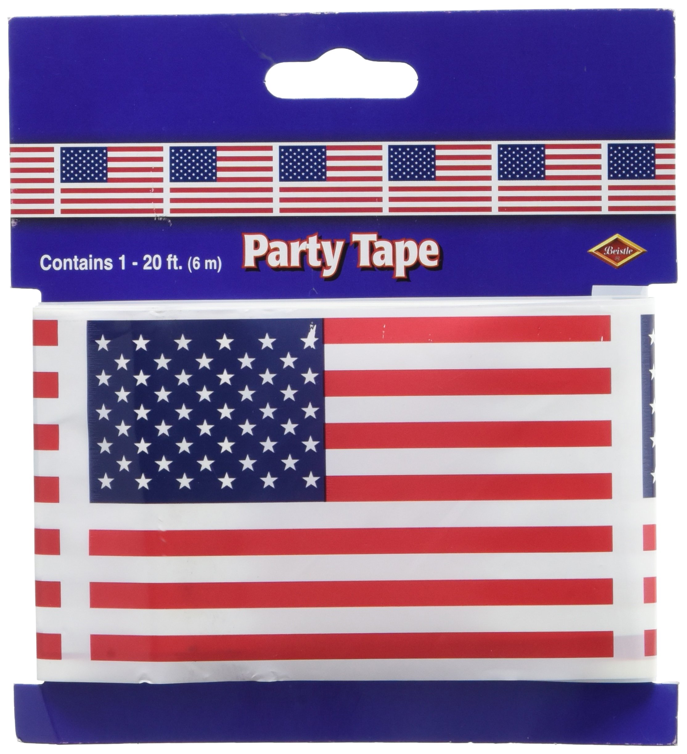 Foto 2 pulgar | Accesorio De Fiesta Beistle Con La Bandera Estadounidense  Cinta Adhesiva - Venta Internacional.