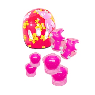 Foto 1 | Casco para Bicicleta Laviga para Niños Diseño Flores Rojo de Poliestireno