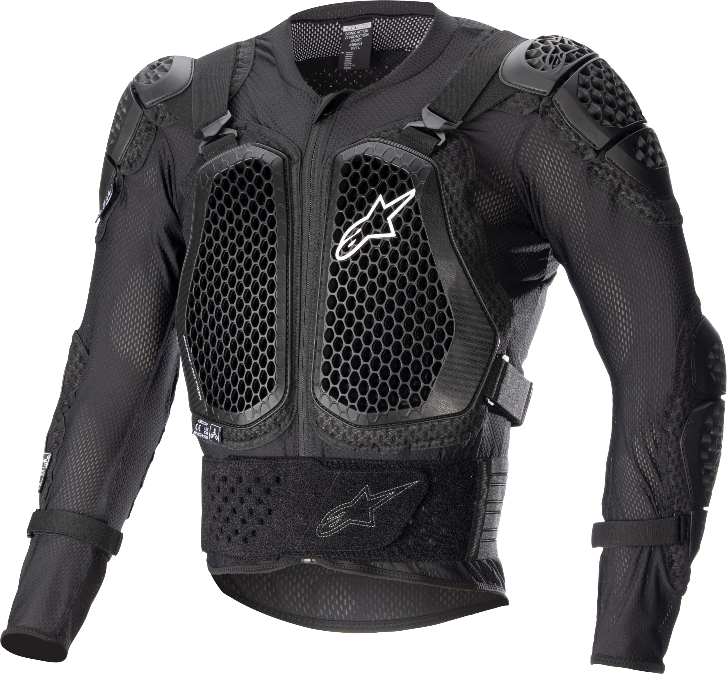 Foto 2 pulgar | Chaqueta De Protección Alpinestars Youth Bionic Action V2 Negra - Venta Internacional.