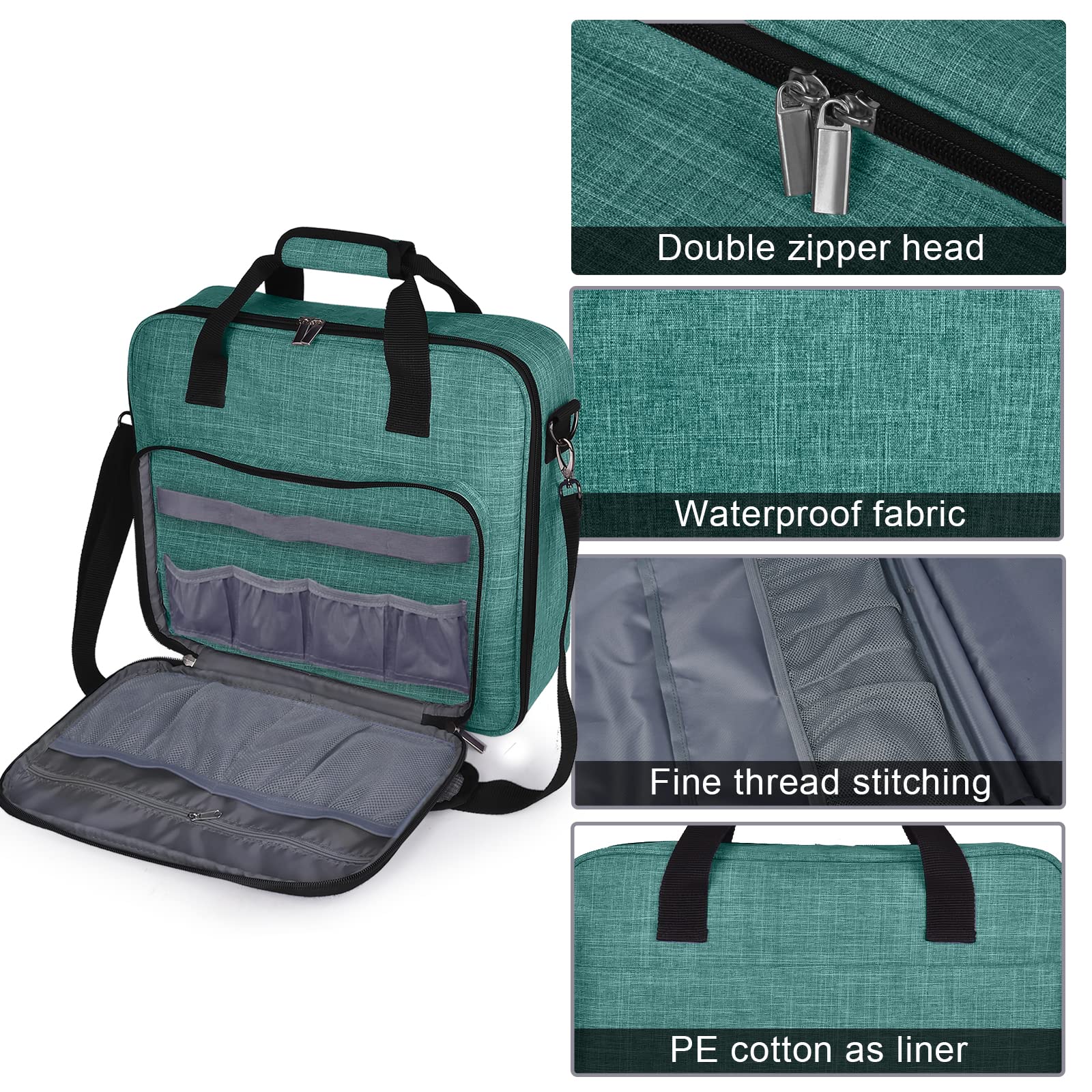 Foto 6 pulgar | Bolsa Organizadora De Bordados Baglher, Punto De Cruz, Grande, Verde - Venta Internacional.