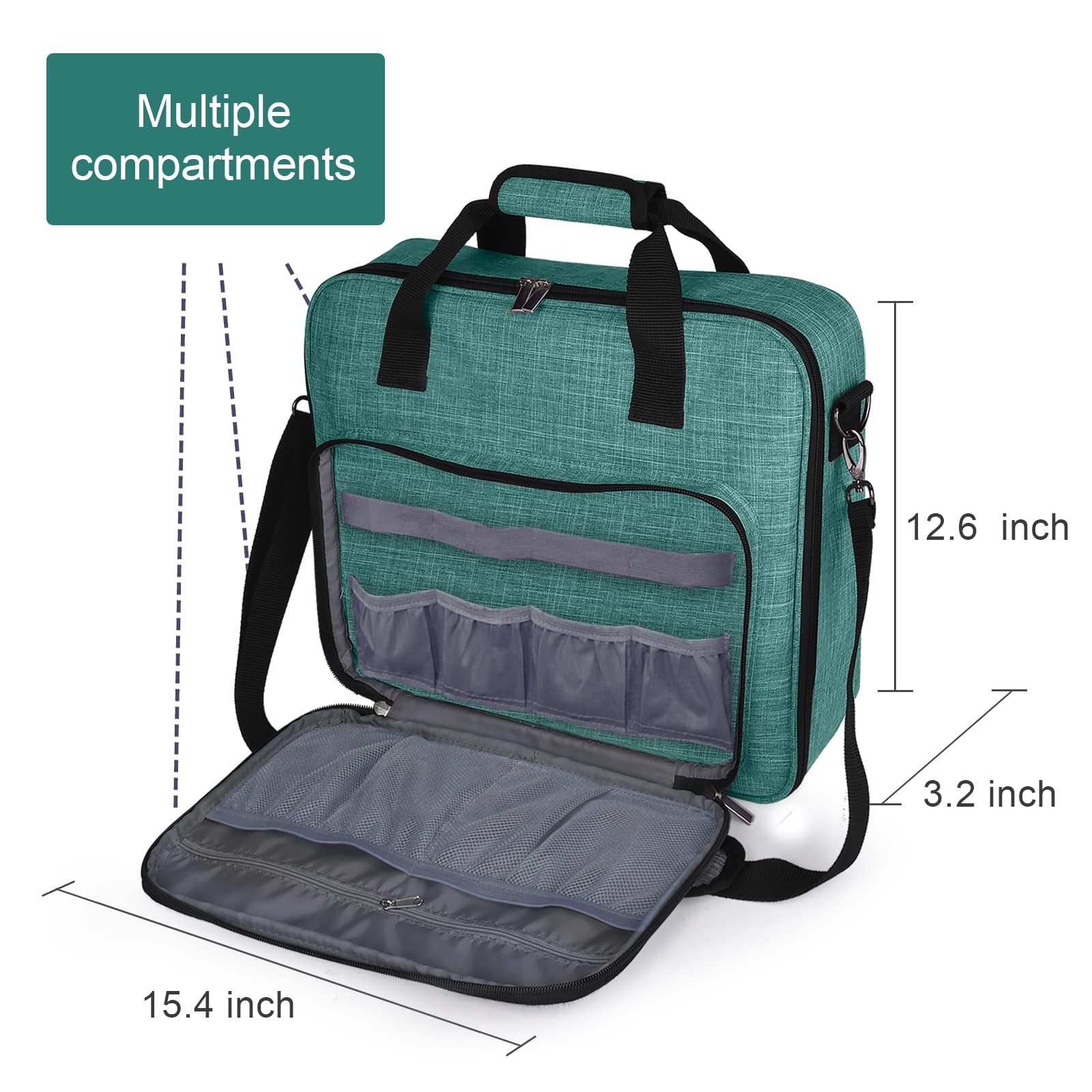 Foto 8 pulgar | Bolsa Organizadora De Bordados Baglher, Punto De Cruz, Grande, Verde - Venta Internacional.