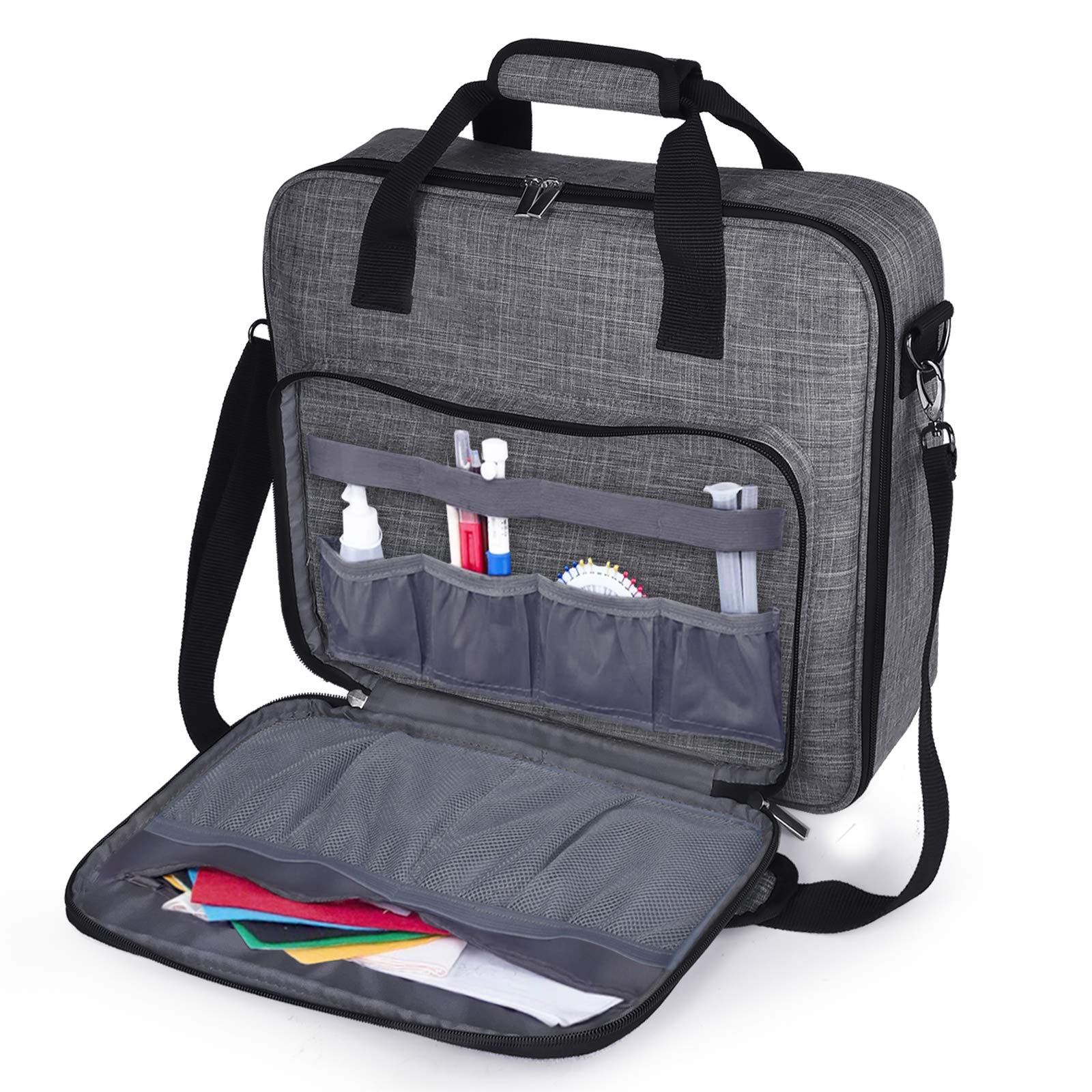 Foto 2 pulgar | Bolsa Organizadora De Bordados Baglher, Punto De Cruz, Grande, Gris - Venta Internacional.