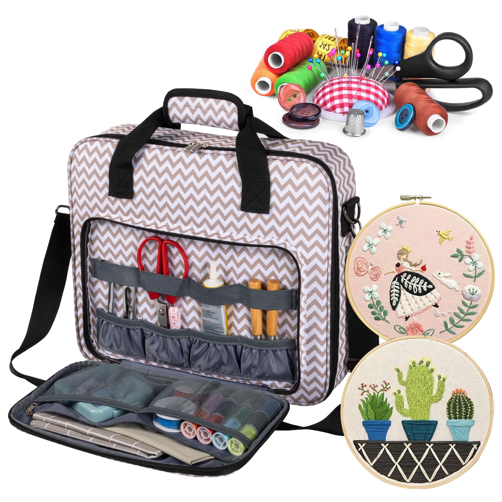 Foto 2 | Bolsa Organizadora de Bordado Baglher - Venta Internacional
