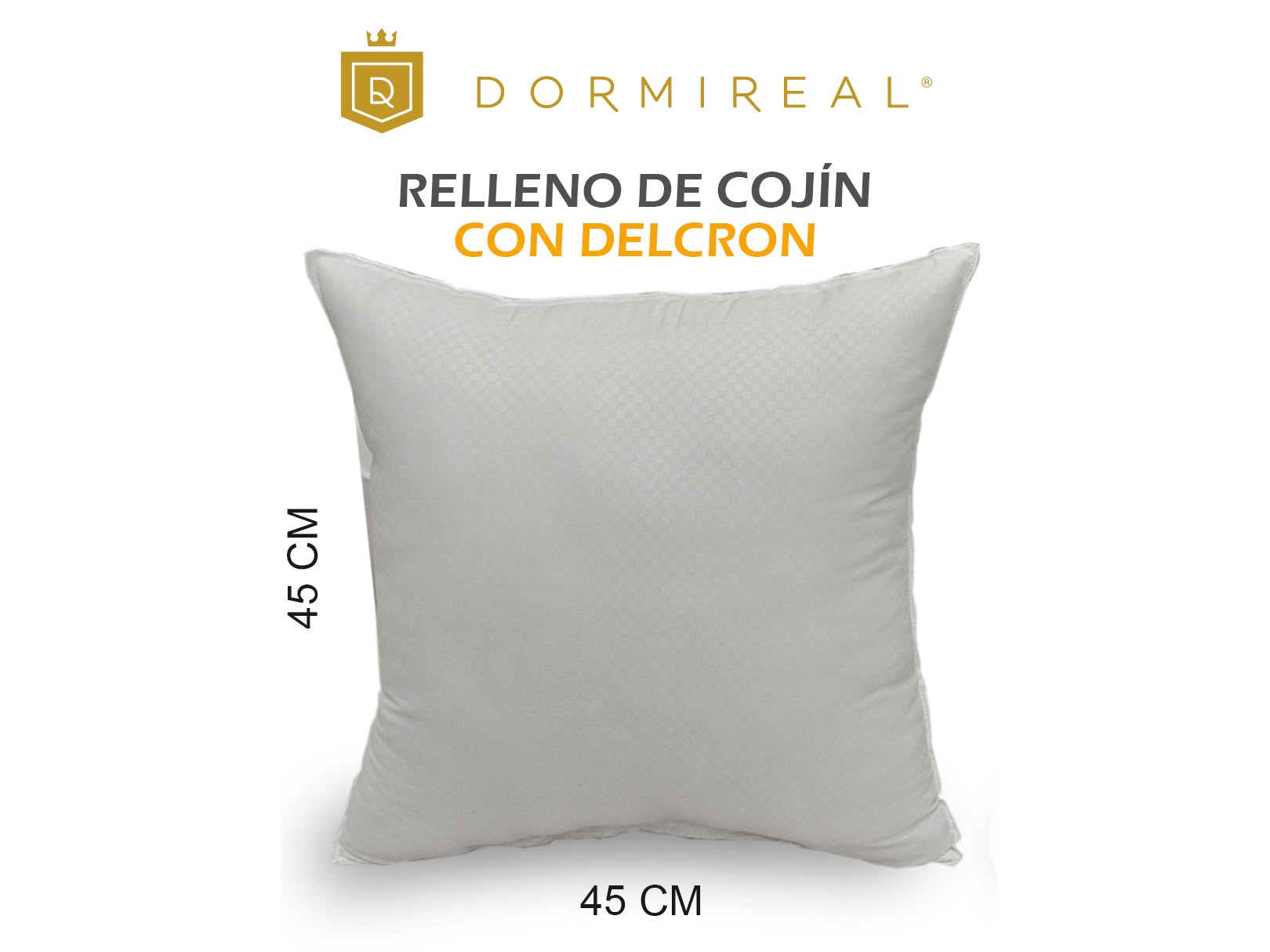 Foto 3 | Relleno de Cojín Dormireal color Blanco 2 Piezas