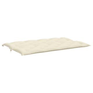 Foto 5 | Juego De 2 Cojines Vidaxl Para Banco De Jardín Y Exterior, Color Blanco Crema - Venta Internacional.