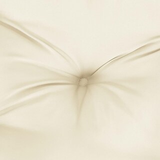 Foto 7 | Juego De 2 Cojines Vidaxl Para Banco De Jardín Y Exterior, Color Blanco Crema - Venta Internacional.