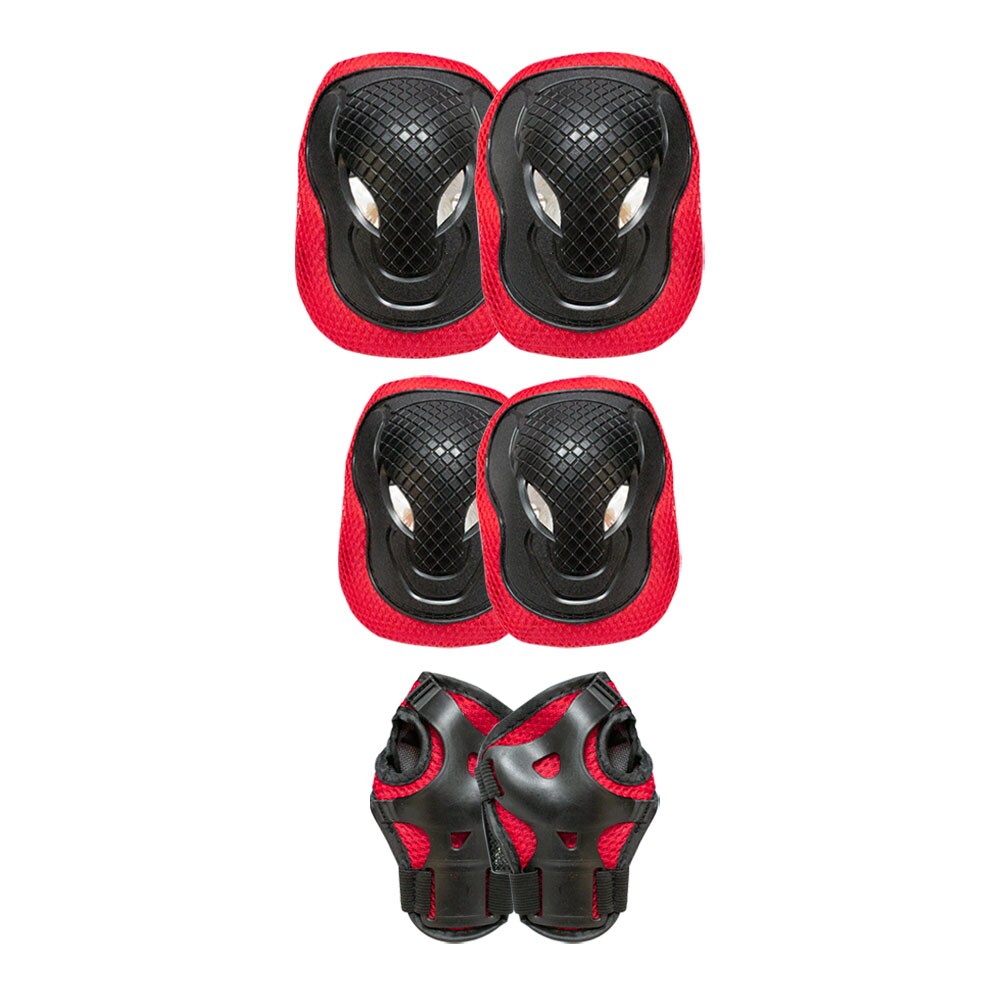 Set Protecciones Infantil Resorte Ajustable Plástico de Alta Resistencia Rojo $249