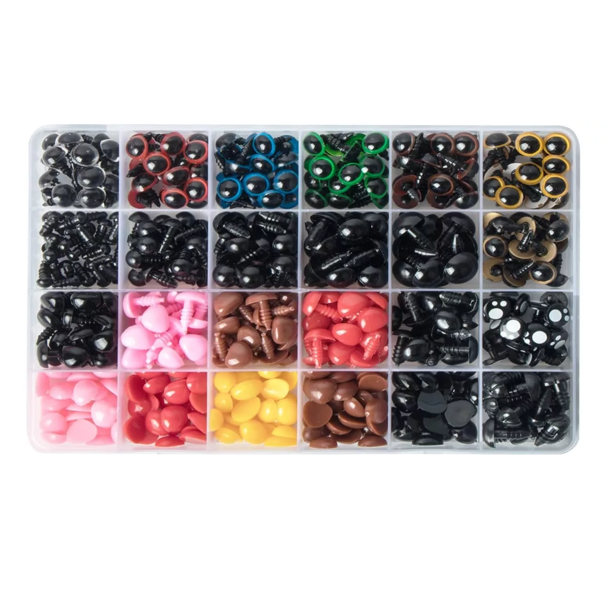 Ojos Y Nariz Seguridad Amigurumis 1040 Pzas Eo Safe Imports Esi-18144 Multicolor