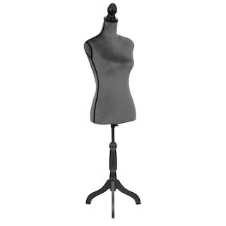 Foto 1 | Maniquí Torso Femenino Afelpado Onof Mtfat Para Modista Color Gris Fuerte