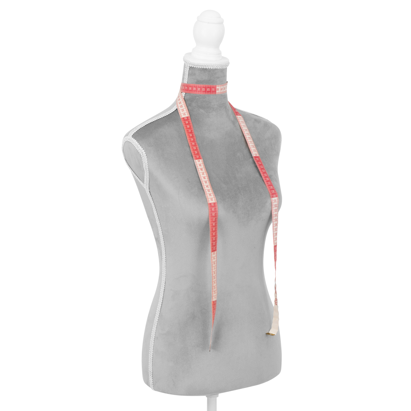 Foto 2 | Maniqui Torso Femenino Afelpado Onof Mtfat Para Modista Color Gris