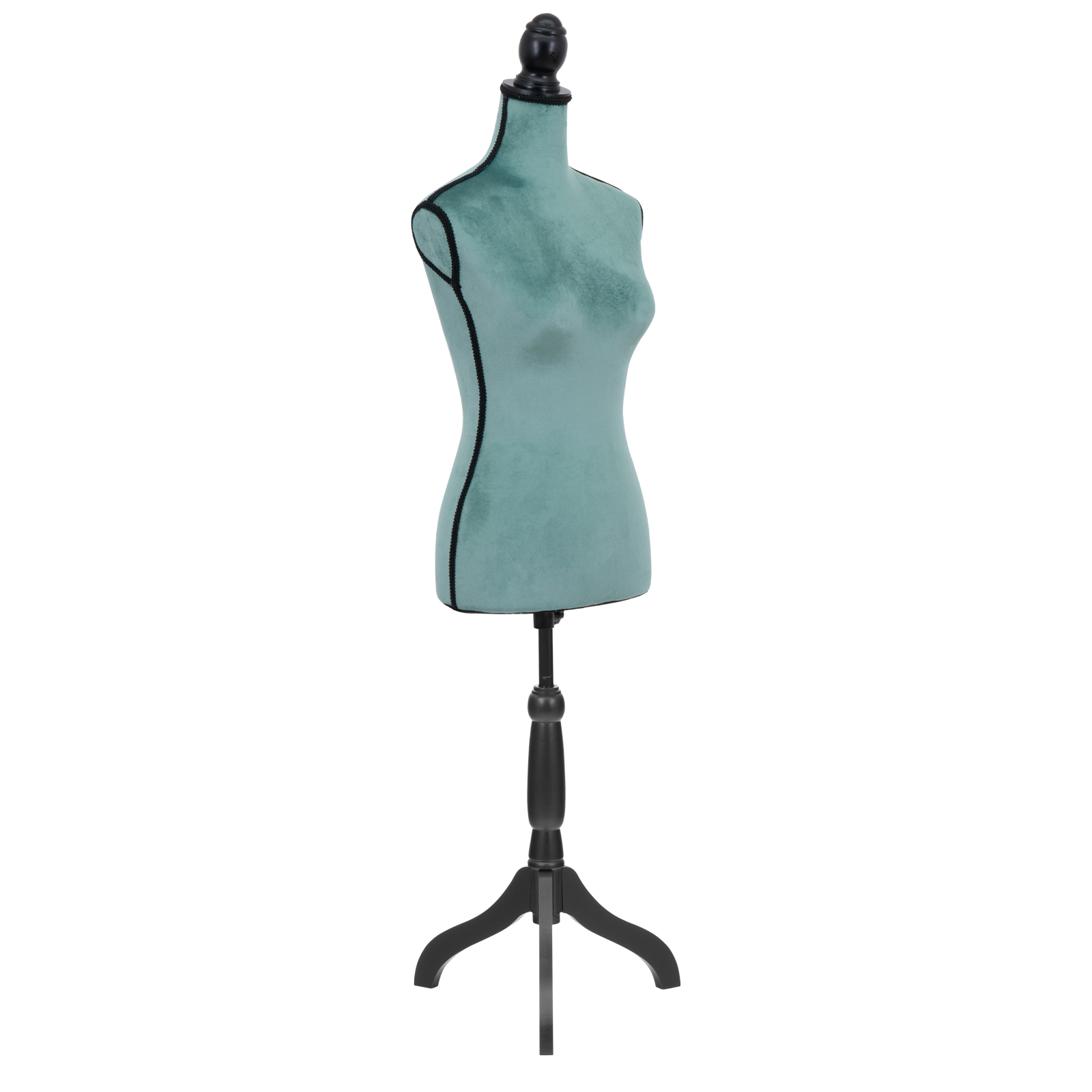 Maniquí Torso Femenino Afelpado Onof Mtfat Para Modista Color Aqua