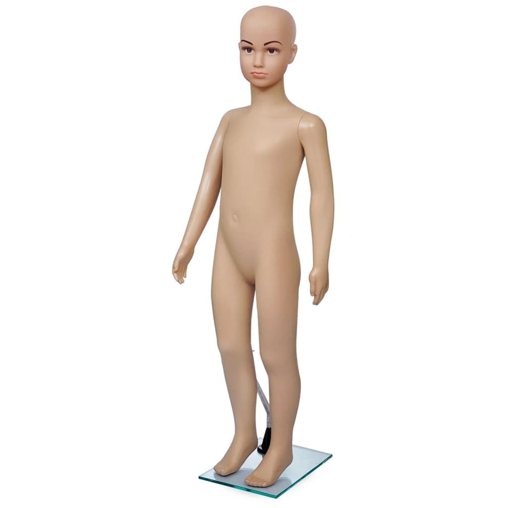 Foto 2 | Vestido De Cuerpo Entero Con Forma De Maniquí Infantil Vidaxl, 110 Cm, Color Beige - Venta Internacional.